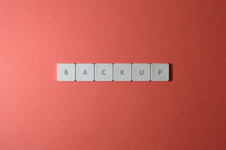 back-up werkt niet